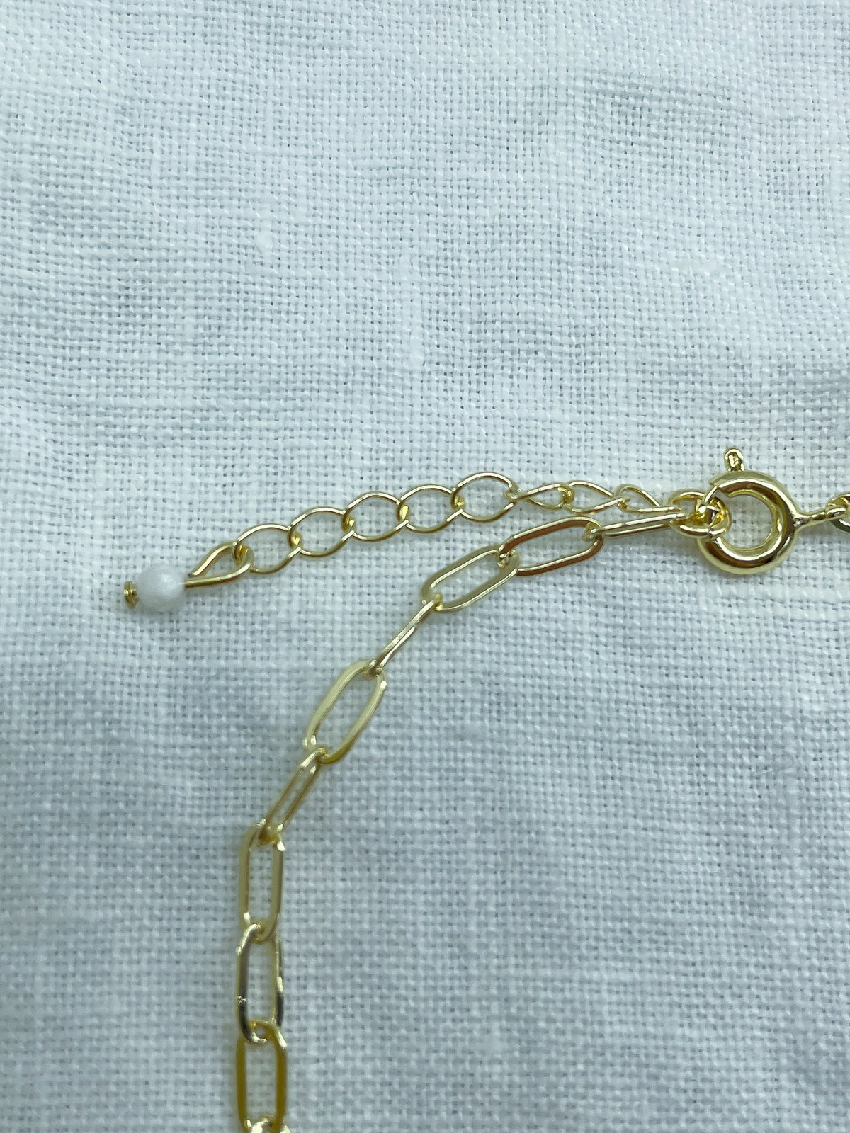 Pure — Bracelet pierre de lune naturelle plaqué or 14k