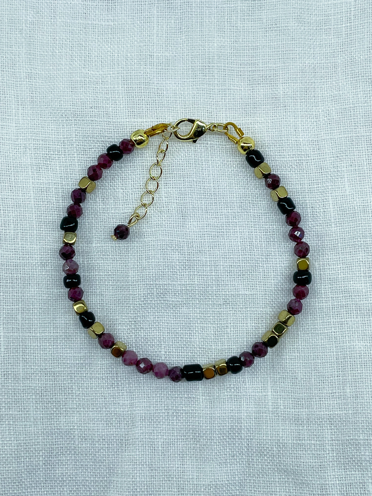 Braise — Bracelet rubis naturel