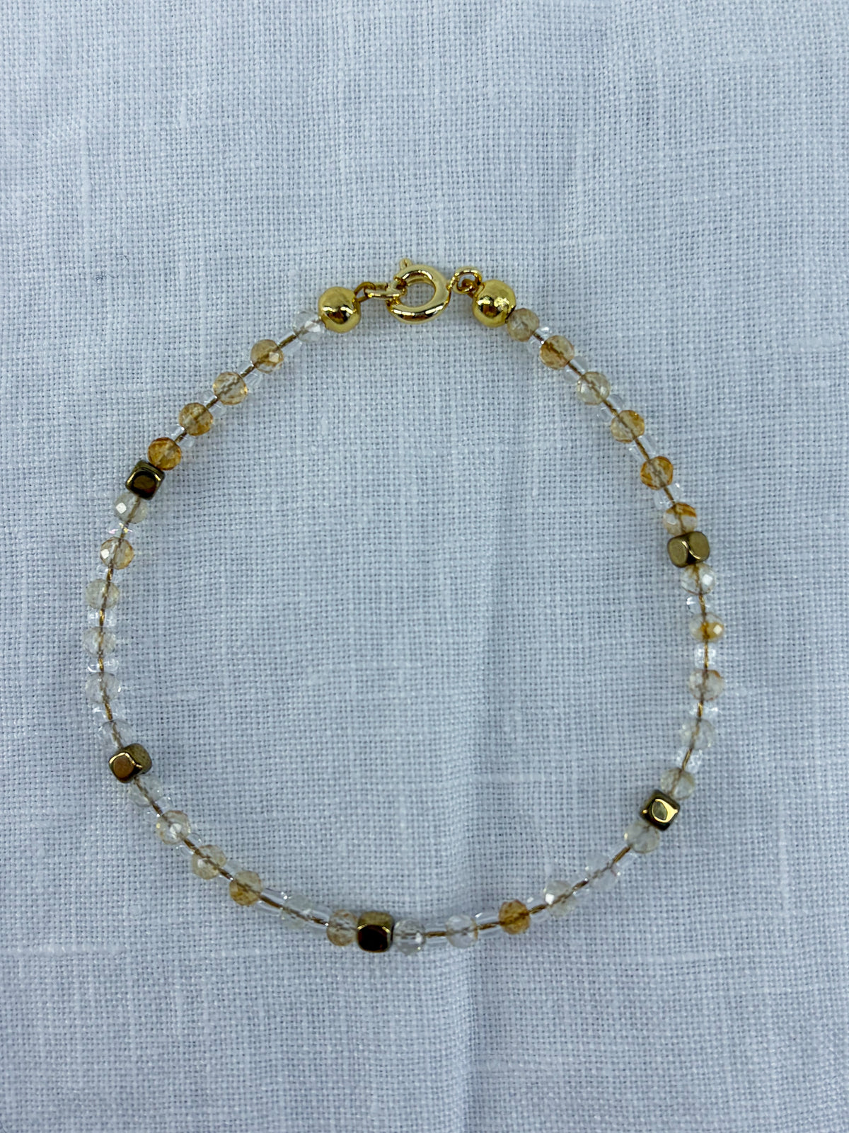 Aurore — Bracelet citrine naturelle