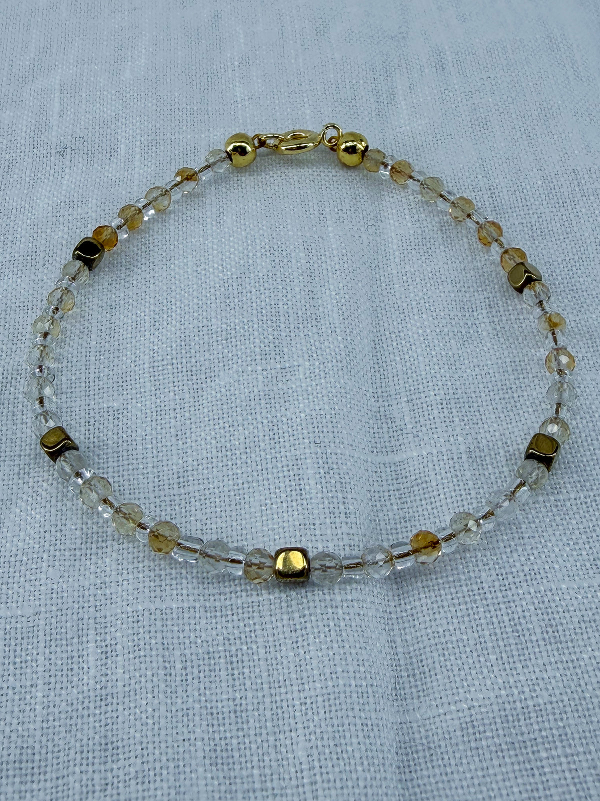 Aurore — Bracelet citrine naturelle